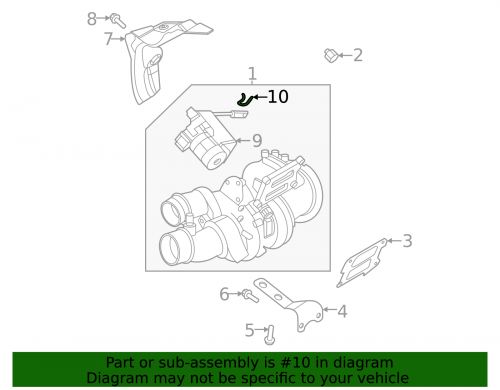 Genuine hyundai wastegate snap ring 28231-2g411