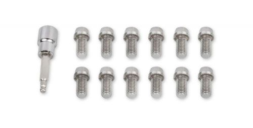 Mr. gasket 2230g set of 12 headlock locking header bolts - 3/8-16 x 3/4&#034;