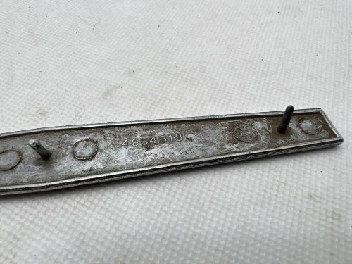 Pontiac grand prix 1962 door emblem badge oem vintage part# 4864318