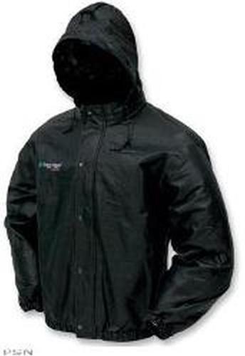 New frogg toggs pro action rain-jacket adult waterproof rainjacket, black, xl