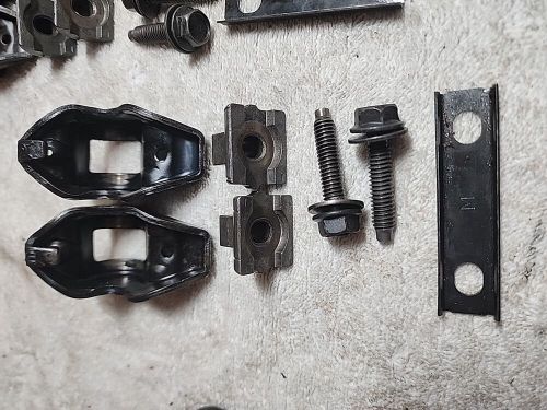 Ford 302 5.0 351w factory pedestal rocker arms &amp; hardware oem hydraulic roller