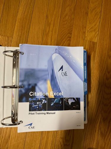 Citation excel pilot training manual