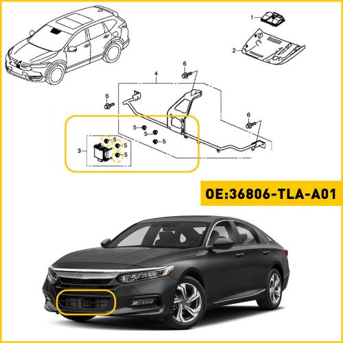 3x car radar alignment mounting clip fits for 2018-2020 honda accord cr-v civic