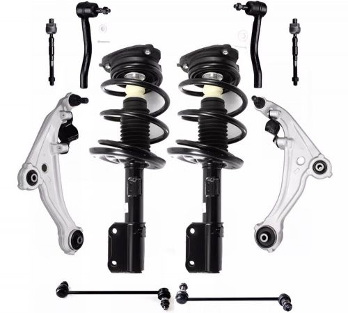 Fits for nissan altima 2007-2013 front struts w/spring lower control arms tierod