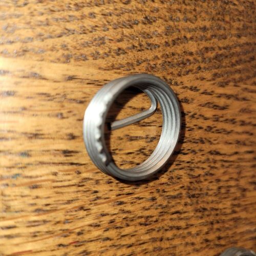 1 ea nos aircraft spark plug helicoil repair insert short reach 18mm 520112