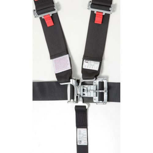 Racequip black 5 point racing harness seat belts 2 pair razor rzr drag race imca