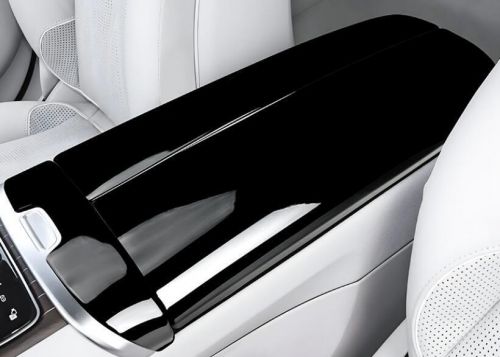 For benz glc x254 2023-2024 glossy black center console armrest lid box cover 3x