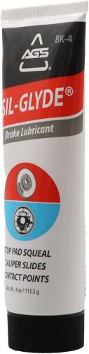 Ags sil-glyde 4 oz tube silicone based brake assembly lubricant for...