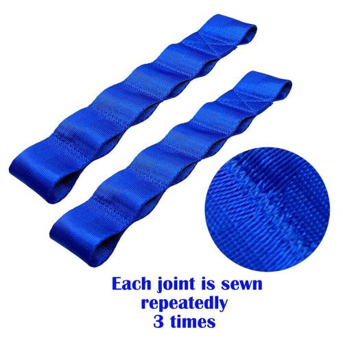 2x adjustable door limiting check strap for jeep wrangler tj jk jku jl jlu blue