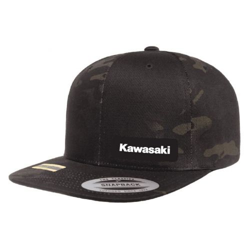 Factory effex kawasaki camo snapback hat