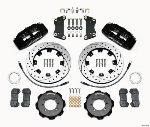 Wilwood dynapro 6 front big brake kit fits 2012-2015 fiat 500 12.19&#034; drilled