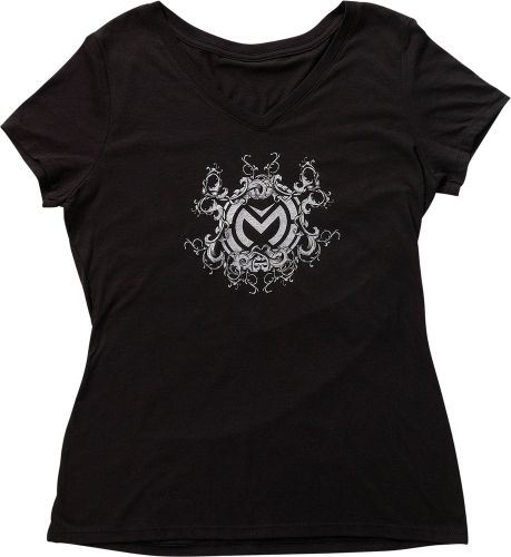 Moose racing women&#039;s flourish t-shirt medium black 3031-4025