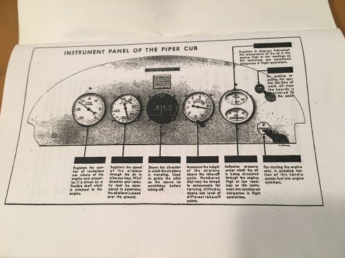 Piper j3c-65 cub owner&#039;s manual