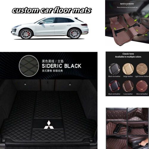 For mitsubishi eclipse cross endeavor car floor mats custom carpets waterproof