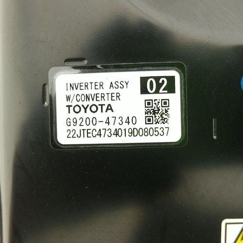 Hybrid converter inverter for prius g920047340 inverter above trans