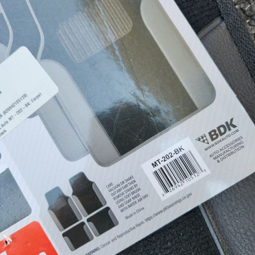 Bdk mt202 fresh carpet floor mats for car sedan suv trucktwo tone colorblack