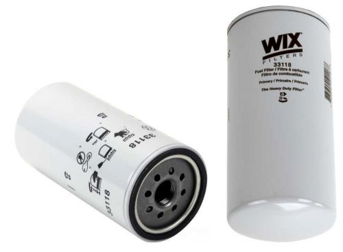 Fuel filter-diesel, turbo/aftercooled wix 33118