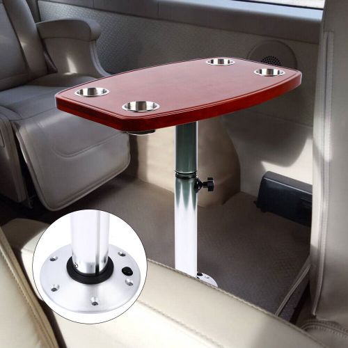 Boat Table Removable Rectangular Marine/RV Table w/ 4 Cup Holders elm Table Top, US $194.10, image 12