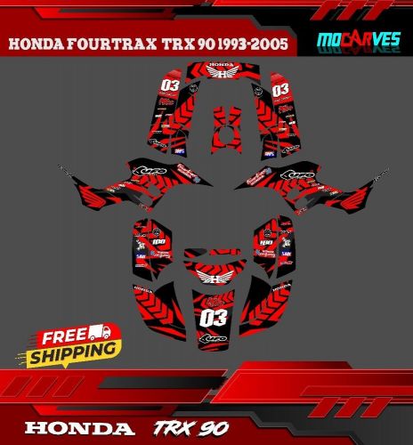 Honda fourtrax trx 90 gráphics kit decals stickers atv