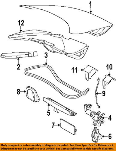 Jaguar oem c2c1740 trunk lock actuator motor/trunk/trunk part