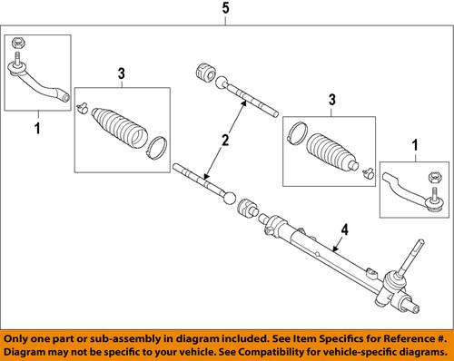 Nissan oem d8520jy00a tie rod/steering tie rod end