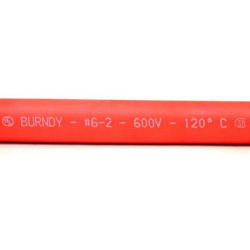 Burndy boat heat shrink tubing hsb34h48pf5 | sea ray red 3/4&#034; x 4 foot