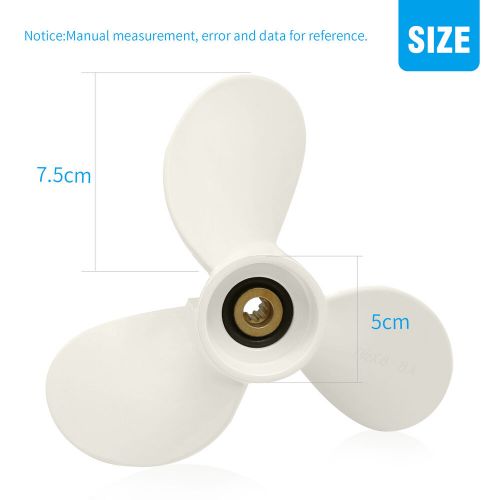 7 1/2x8-ba boat propeller fit for yamaha 4 5 6hp 4a 4m 5m 5c 2/4-stroke engine