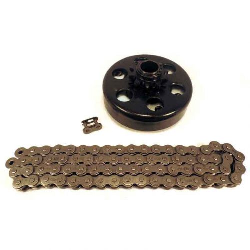 Centrifugal clutch 3/4&#034; #40 #41 #420 10t + 3&#039; chain gokart minibike ct200u mb200