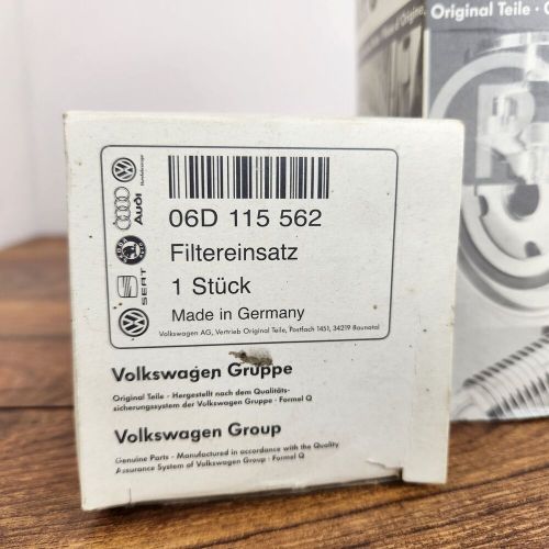 Genuine audi oil filter 06d-115-562 lot of 2 filters oem