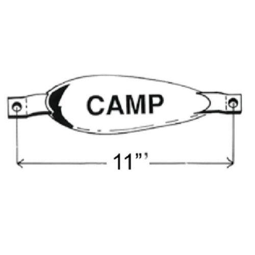 Camp zinc w6 hull anode tear drop