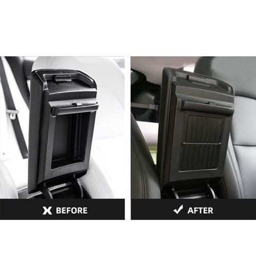 Hidden storage box for tesla model 3 y center console organizer armrest box