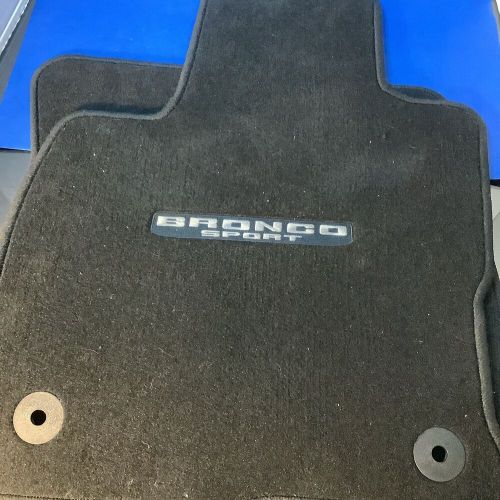 Ford bronco sport oem front carpeted floor mats 2021-24 black