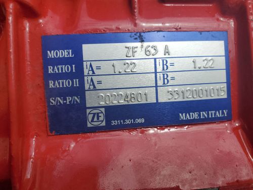 Zf63a 1.22 marine transmission