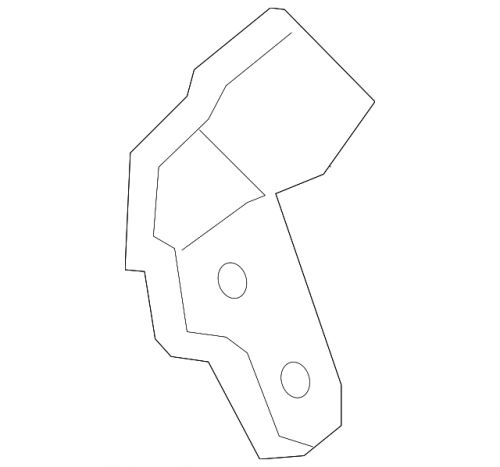 Genuine gm catalytic converter brace bracket 12651862