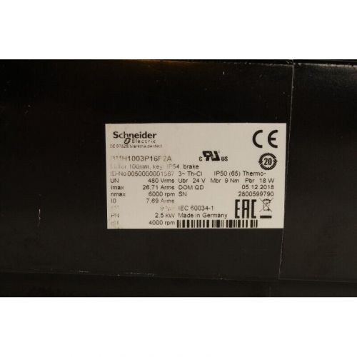 Schneider bmh1003p16f2a (servo motor) - 6 months warranty