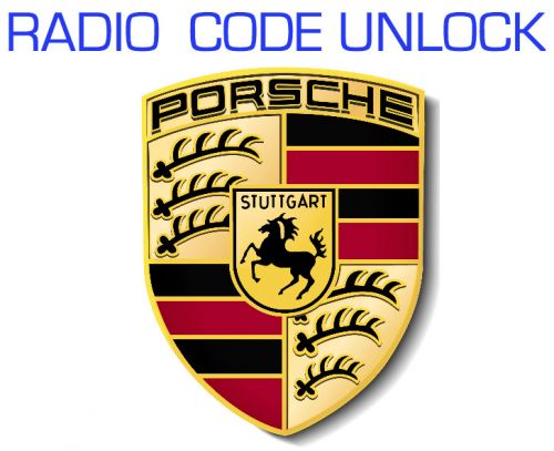 Porsche cr220 cdr220 radio cd player becker decode code retrieval unlock service