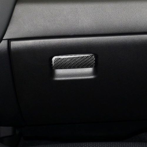 Real carbon fiber passenger storage sticker trim for mitsubishi outlander 14-16