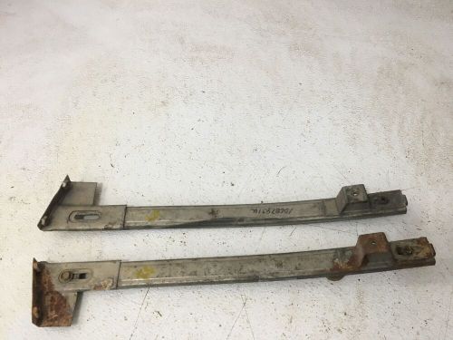 1969-82 corvette lh rh pair window front glass run channel tracks original oem