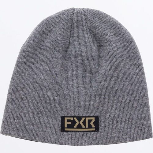 Fxr racing infinite mens lightweight snowmobile beanie - grey heather/canvas