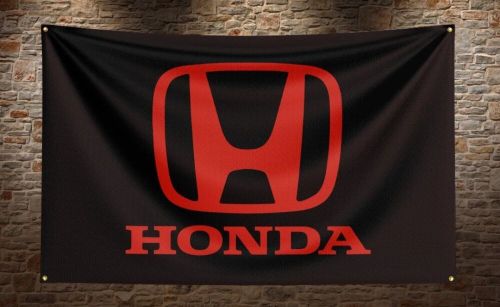 Honda workshop/mancave advertising fan flag/banner