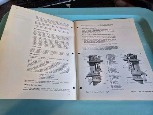 1973 johnson outboard 115hp 115esl73 service manual jm-7311