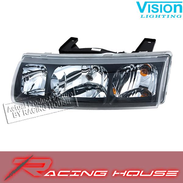 L/h headlight driver side lamp kit unit 2002-2004 saturn vue red line