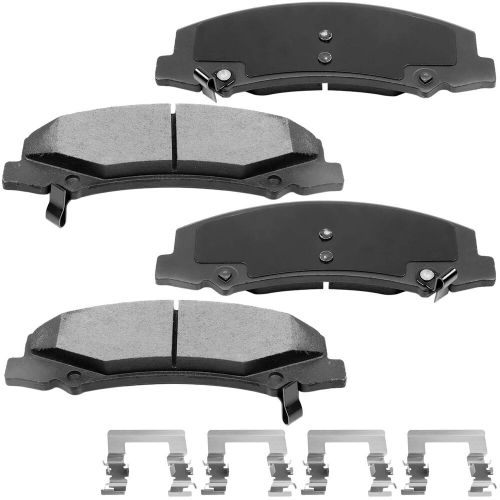 4x front ceramic brake pads for buick lacrosse lucerne chevy impala monte carlo