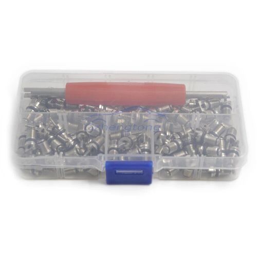 100pcs core 1 key auto air conditioning repair tool r134a core high valve core