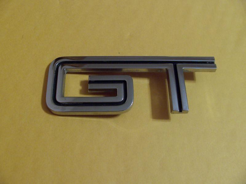 2005 2006 2007 2008 2009 ford mustang "gt" fender emblem oem 