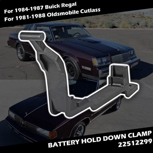 81-88 oldsmobile cutlass &amp; 84-87 buick regal battery hold down clamp gm 22512299