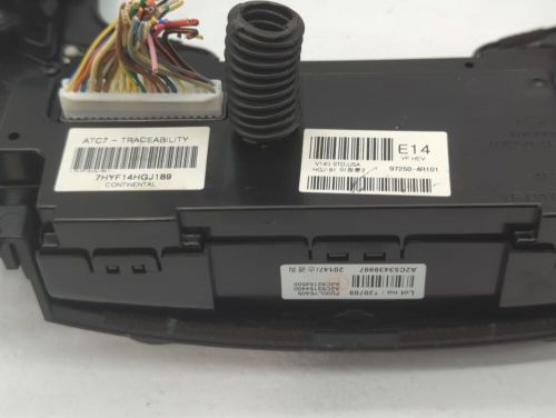 2011-2013 hyundai sonata ac heater climate control 97250-4r101 tk8bk