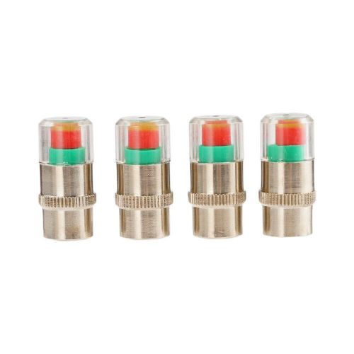 4 pcs car tire pressure indicator tire pressure gauge alert caps valve z5y7