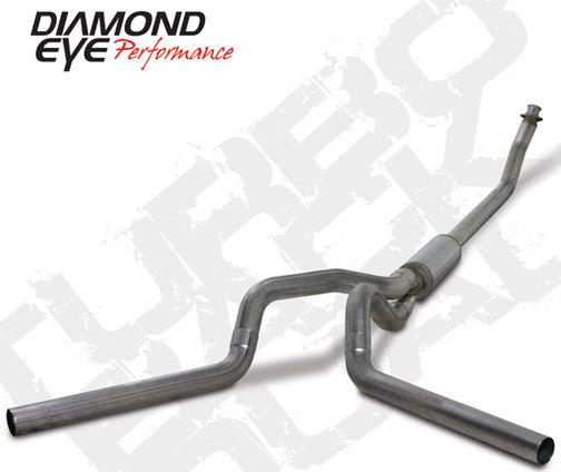 Diamond eye exhaust- 94-02 dodge 4" stainless-turbo back dual