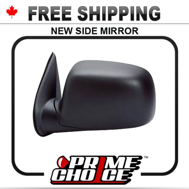 New manual drivers side view door mirror